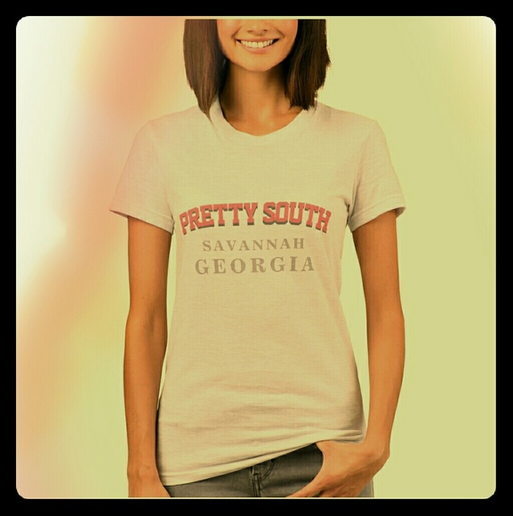 T-shirt PRETTY SOUTH Savannah Georgia' - Picture 1 of 1